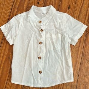 Banded collar shirt boys 2t